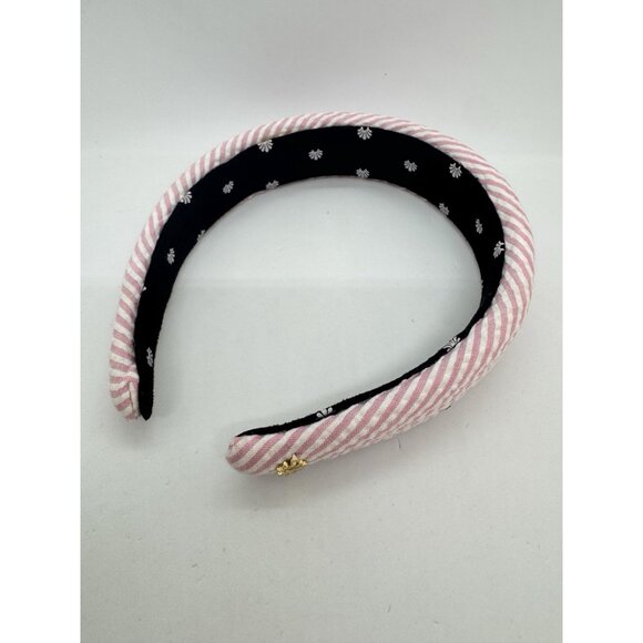 Lele Sadoughi Seersucker Alice  Women’s Headband + Dust Bag -Pink main image 10